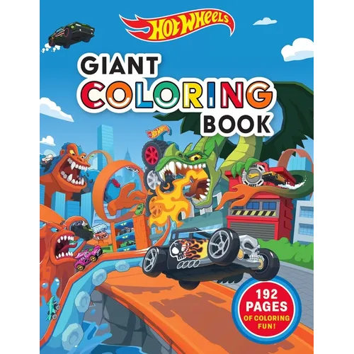 Hot Wheels: Giant Coloring Book