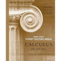 Calculus: One Variable, 10e Chapters 1 - 12 Student Solutions Manual