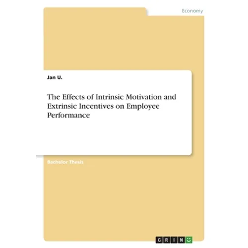 The Effects of Intrinsic Motivation and Extrinsic Incentives on Employee Performance