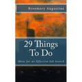 29 Things To Do: Ideas for an Effective Job Search