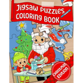 Jigsaw Puzzle Coloring Book: Christmas edition