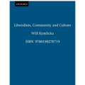 Liberalism, Community, and Culture