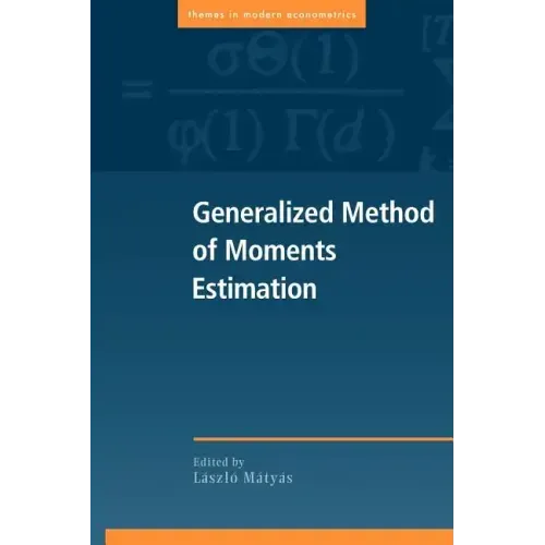 Generalized Method of Moments Estimation