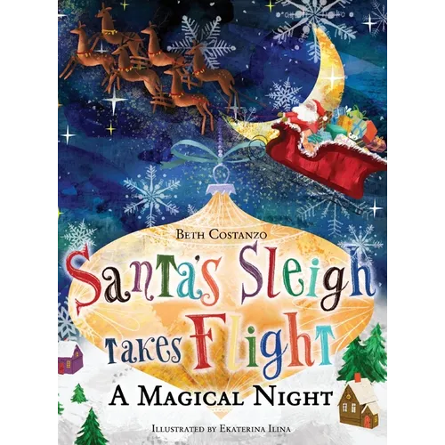 Santa's Sleigh Takes Flight! A Magical Night.
