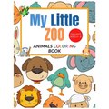 My Little Zoo: Animals Fun Coloring Book For Kids Ages 4-8