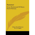 Summer: From The Journal Of Henry David Thoreau