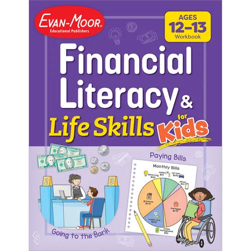 Financial Literacy and Life Skills for Kids, Ages 12-13