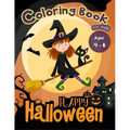 Happy Halloween Coloring Book for Kids Ages 4-8