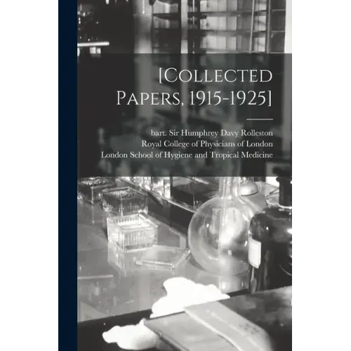 [Collected Papers, 1915-1925] [electronic Resource]