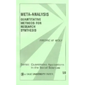 Meta-Analysis: Quantitative Methods for Research Synthesis