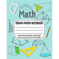 Math Graph Paper Notebook: Quad Ruled 5 squares per inch: Math and Science Composition Notebook for Students 8,5x11 inch (22,6x27,9cm)Paperback -
