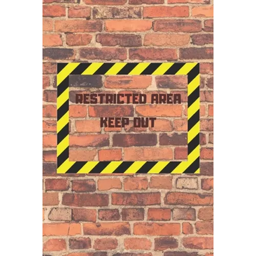 Restricted Area Keep Out: Internet password and username keeper with alphabetical tabs
