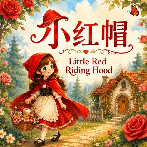 Little Red Riding Hood: Classic Story for Kids in English, Chinese, and Pinyin