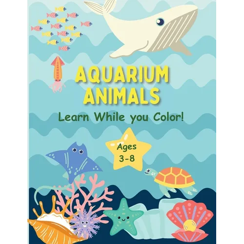 Aquarium Animals Coloring Book