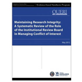 Maintaining Research Integrity: A Systematic Review of the Role of the Institutional Review Board in Managing Conflict of Interest
