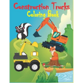 Construction Trucks Coloring Book: Construction Vehicles Coloring Book for Kids and Toddlers