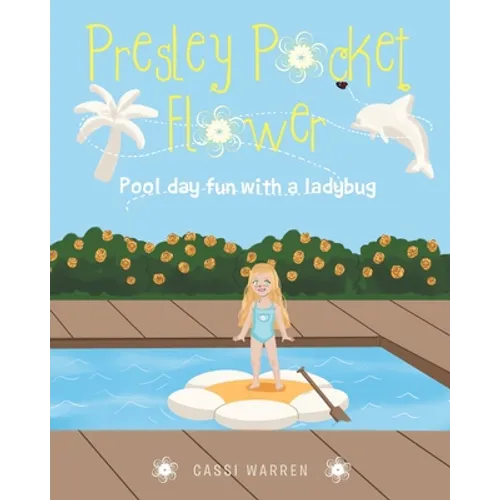 Presley Pocket Flower: Pool day fun with a ladybug