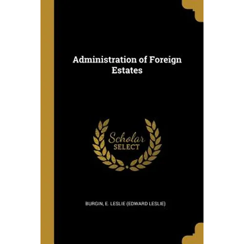 Administration of Foreign Estates