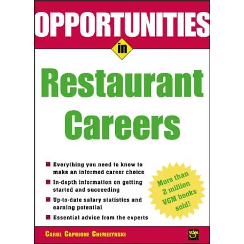 Opportunities in Restaurant Careers