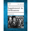 Supplement to Ordinances
