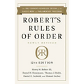 Robert's Rules of Order Newly Revised, 12th Edition