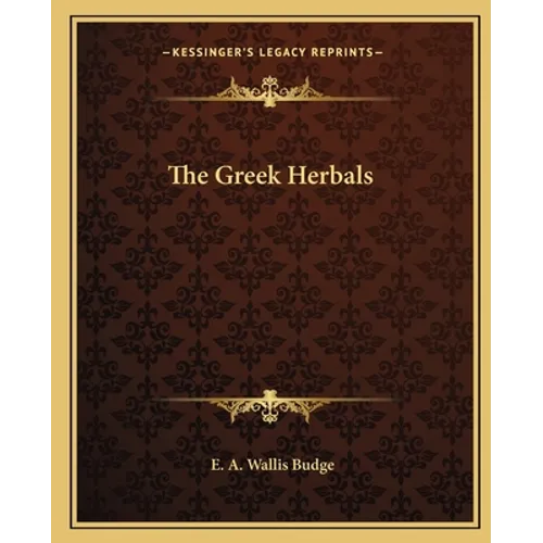 The Greek Herbals