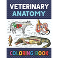 Veterinary Anatomy Coloring Book: Fun and Easy Veterinary Anatomy Coloring Book for Kids. Handbook of Veterinary Anesthesia. Dog Cat Horse Frog Bird A