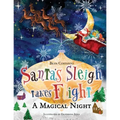 Santa's Sleigh Takes Flight! A Magical Night.