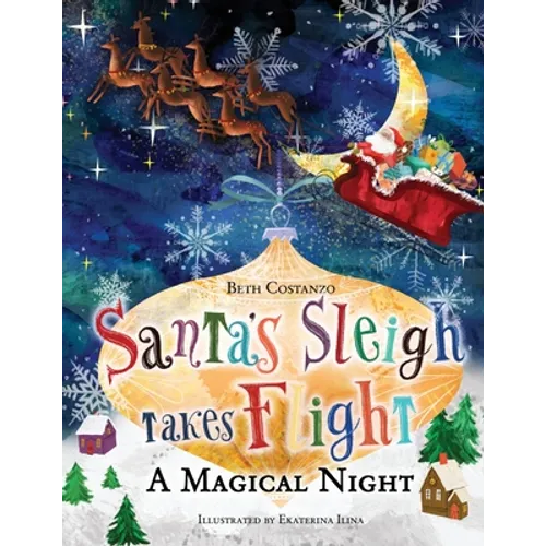 Santa's Sleigh Takes Flight! A Magical Night.
