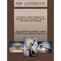 Coit (Dan) V. Green (William) U.S. Supreme Court Transcript of Record with Supporting Pleadings