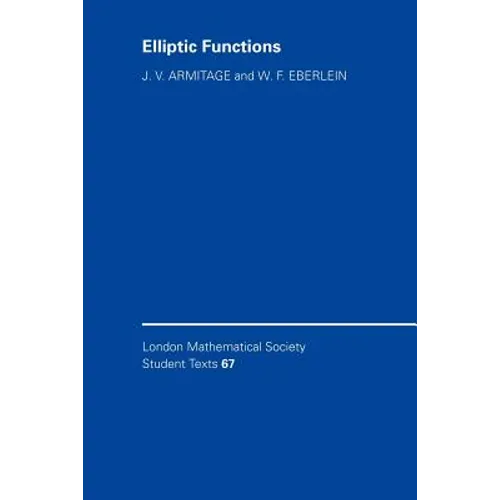 Elliptic Functions