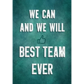 We Can and We Will - Best Team Ever: Team Motivation Gifts - Employee & Office Staff Appreciation - Inspirational Gifts for Coworkers