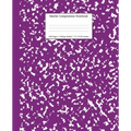 Marble Composition Notebook College Ruled: Purple Marble Notebooks, School Supplies, Notebooks for School