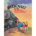 Bluebonnet at the Marshall Train Depot