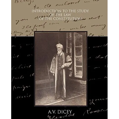 Introduction to the Study of the Law of the Constitution