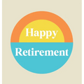 Happy Retirement Guest Book with lined pages (hardback)