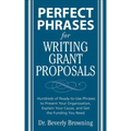 Perfect Phrases for Writing Grant Proposals