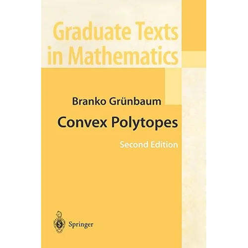 Convex Polytopes