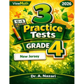 3 New Jersey NJSLA Grade 4 Math Practice Tests: Full-Length Test Prep with Detailed Answer Explanations