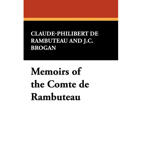Memoirs of the Comte de Rambuteau