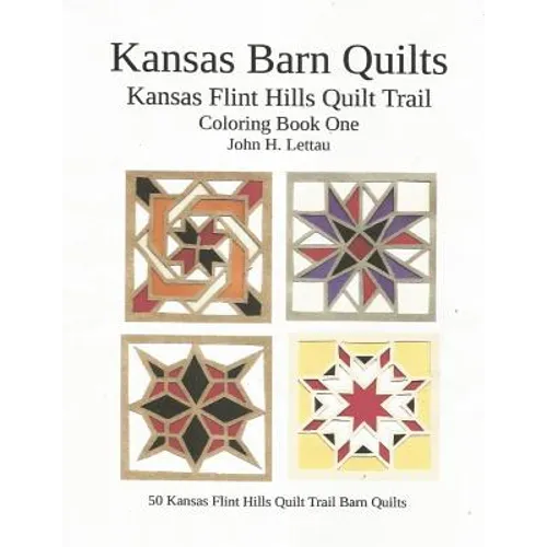 Kansas Barn Quilts Coloring Book One