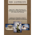 Bata (Jan) V. Bata (Thomas) U.S. Supreme Court Transcript of Record with Supporting Pleadings