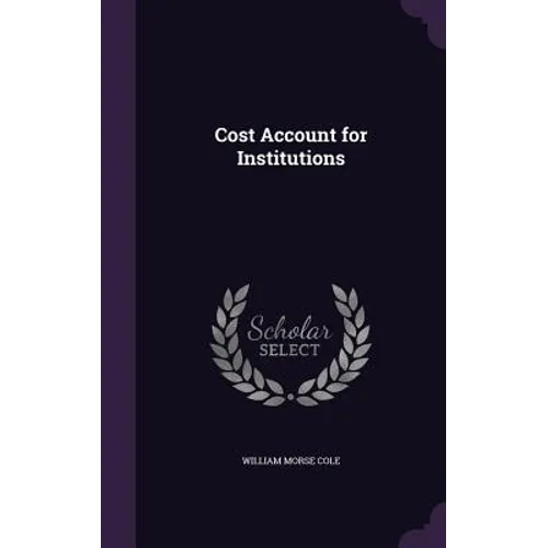 Cost Account for Institutions