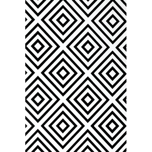 Hardcover Classic Notebook: 256 Lined Page Notebook, 7-x-10-inch, Black and White Geometric: 256 Lined Page Notebook, 7-x-10-inch, Black and White Geo