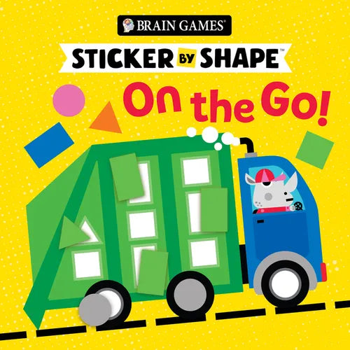 Brain Games - Sticker by Shape: On the Go! (for Kids Ages 3-6)