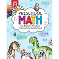 Preschool Math: Fun Beginner Preschool Math Learning Activity Workbook: For Toddlers Ages 2-4, Educational Pre k with Number Tracing, Matching, For Ki