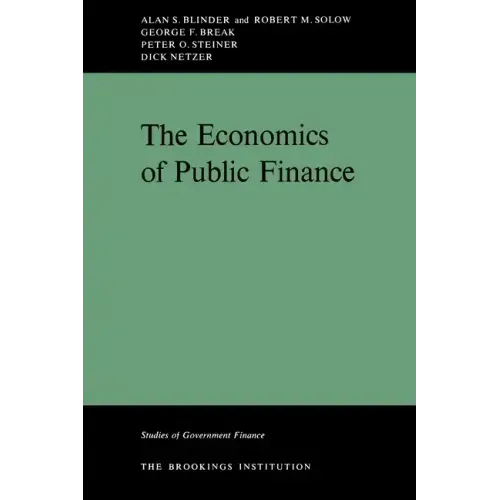 The Economics Of Public Finance