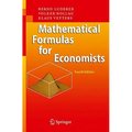 Mathematical Formulas for Economists