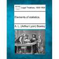 Elements of Statistics.