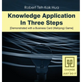 Knowledge Application In Three Steps: Demonstrated with a Business Card (Mahjong) Game